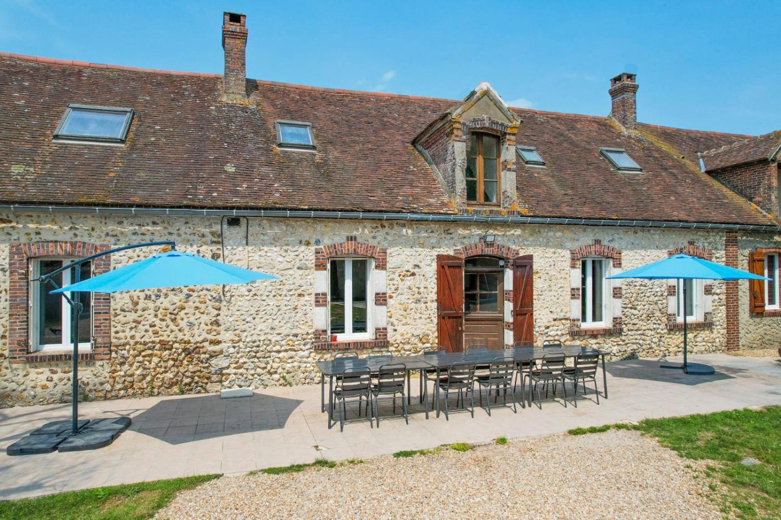 Crazy Villa Champs Corons 61 - Interior Heated Pool - 2H From Paris - 30P Les Menus 外观 照片