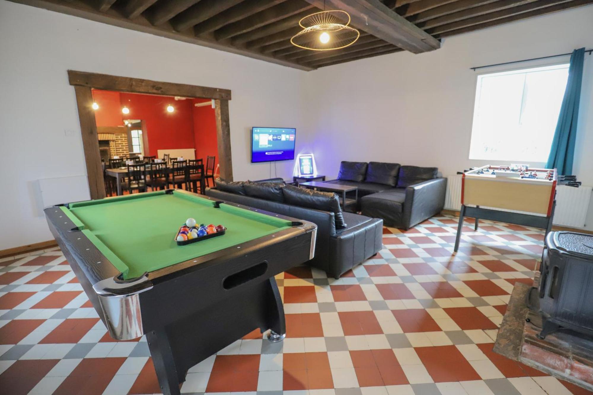 Crazy Villa Champs Corons 61 - Interior Heated Pool - 2H From Paris - 30P Les Menus 外观 照片